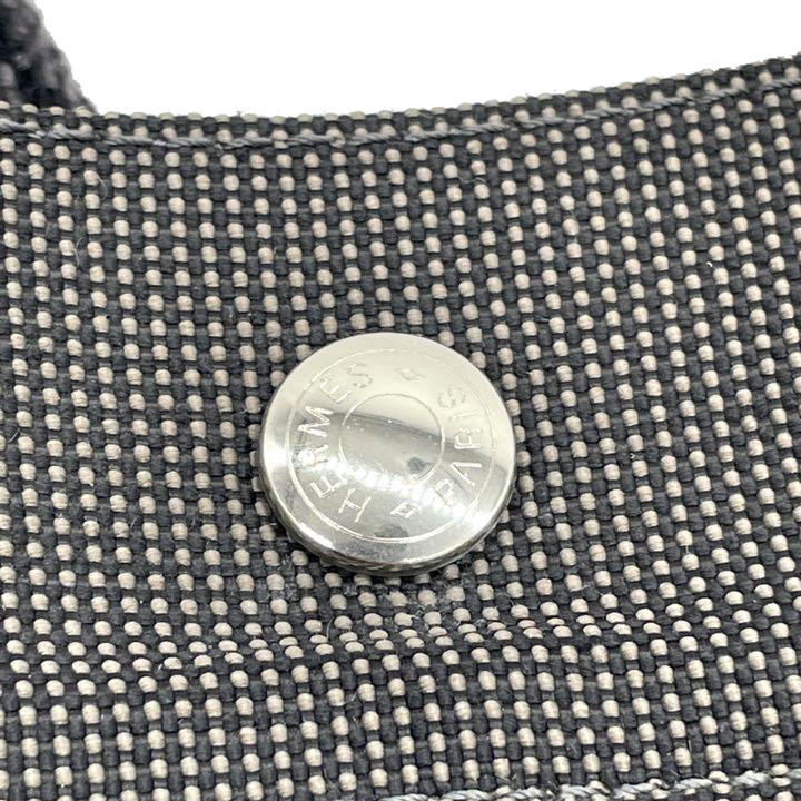 HERMES エルメス エールライン アドMM リュックサック バックパック キャンバス グレー