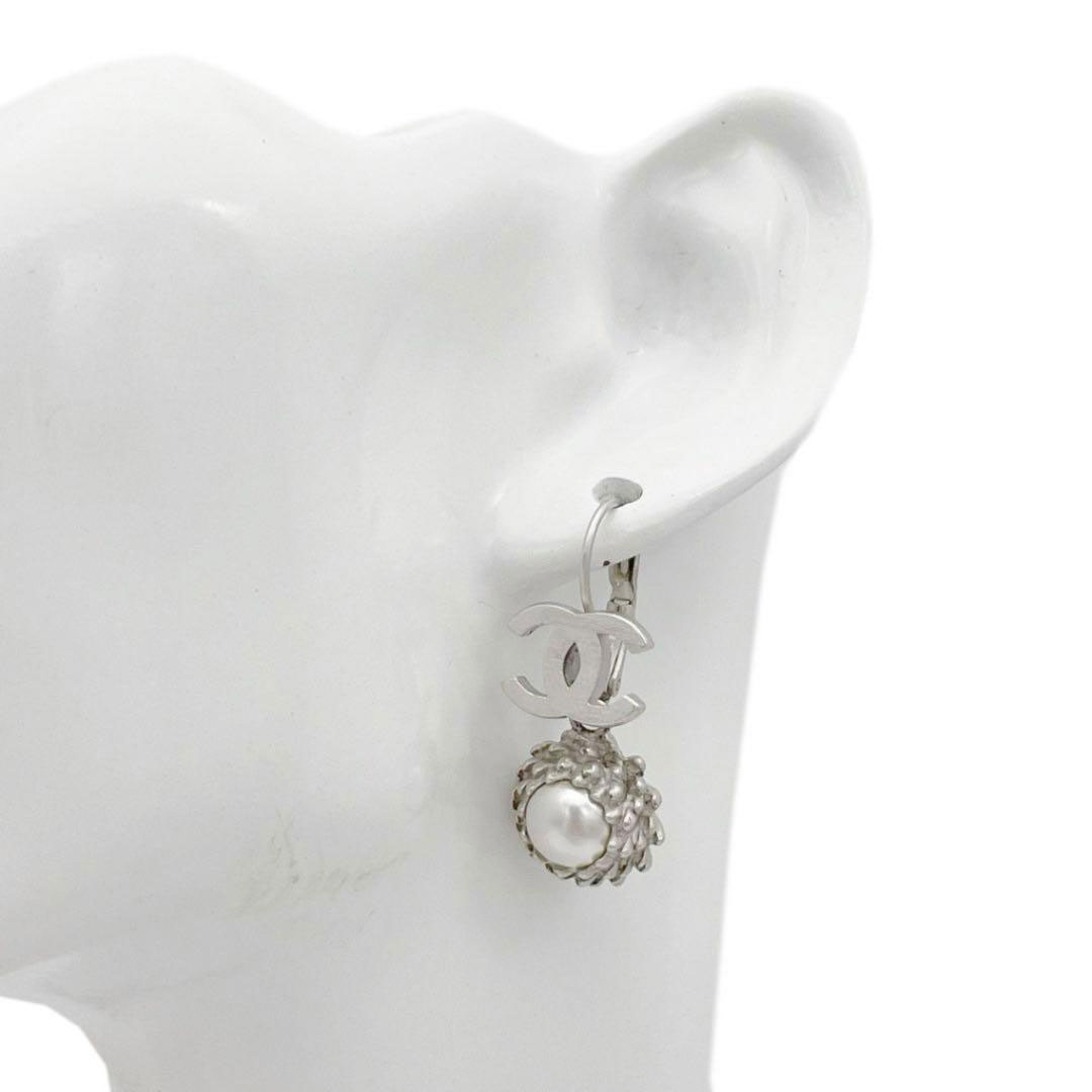 CHANEL シャネル フープピアス ココマーク フェイクパール