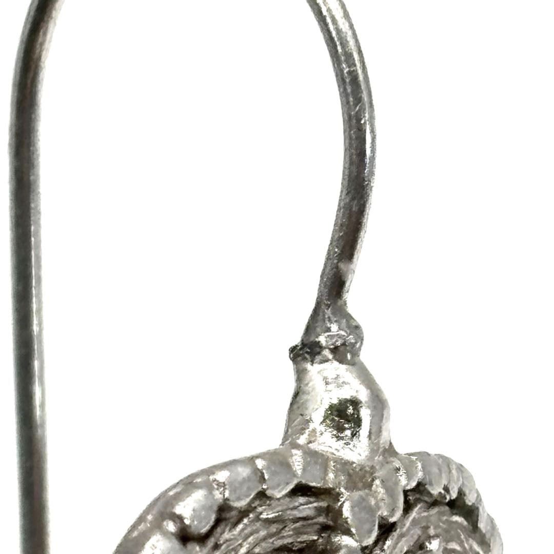 シャネル　ピアス　シルバー　刻印あり　フックピアス ココマーク シャネル ピアス シルバー 刻印あり フックピアス ココマーク
