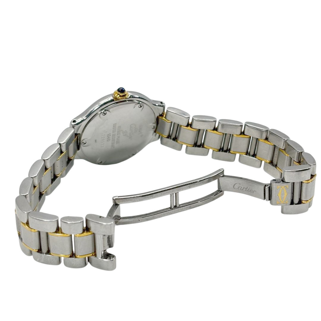 Cartier カルティエ レディース腕時計 マスト21 ヴァンティアン QZ SS シルバー ゴールド コンビ 1340