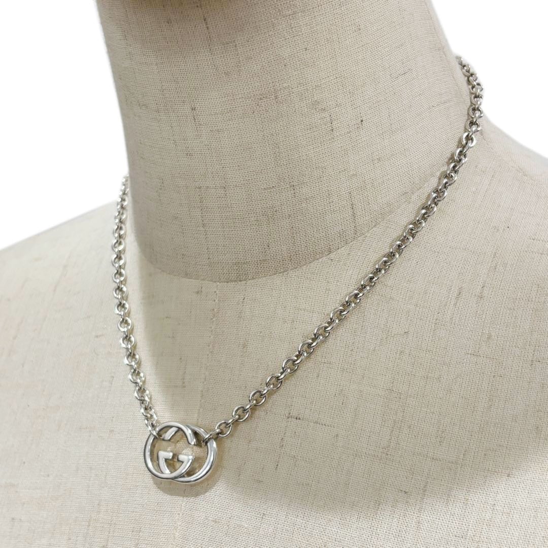 GUCCI グッチ ネックレス インターロッキングG Ag925 シルバー 28.4g