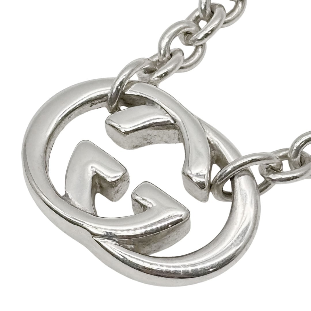 GUCCI グッチ ネックレス インターロッキングG Ag925 シルバー 28.4g