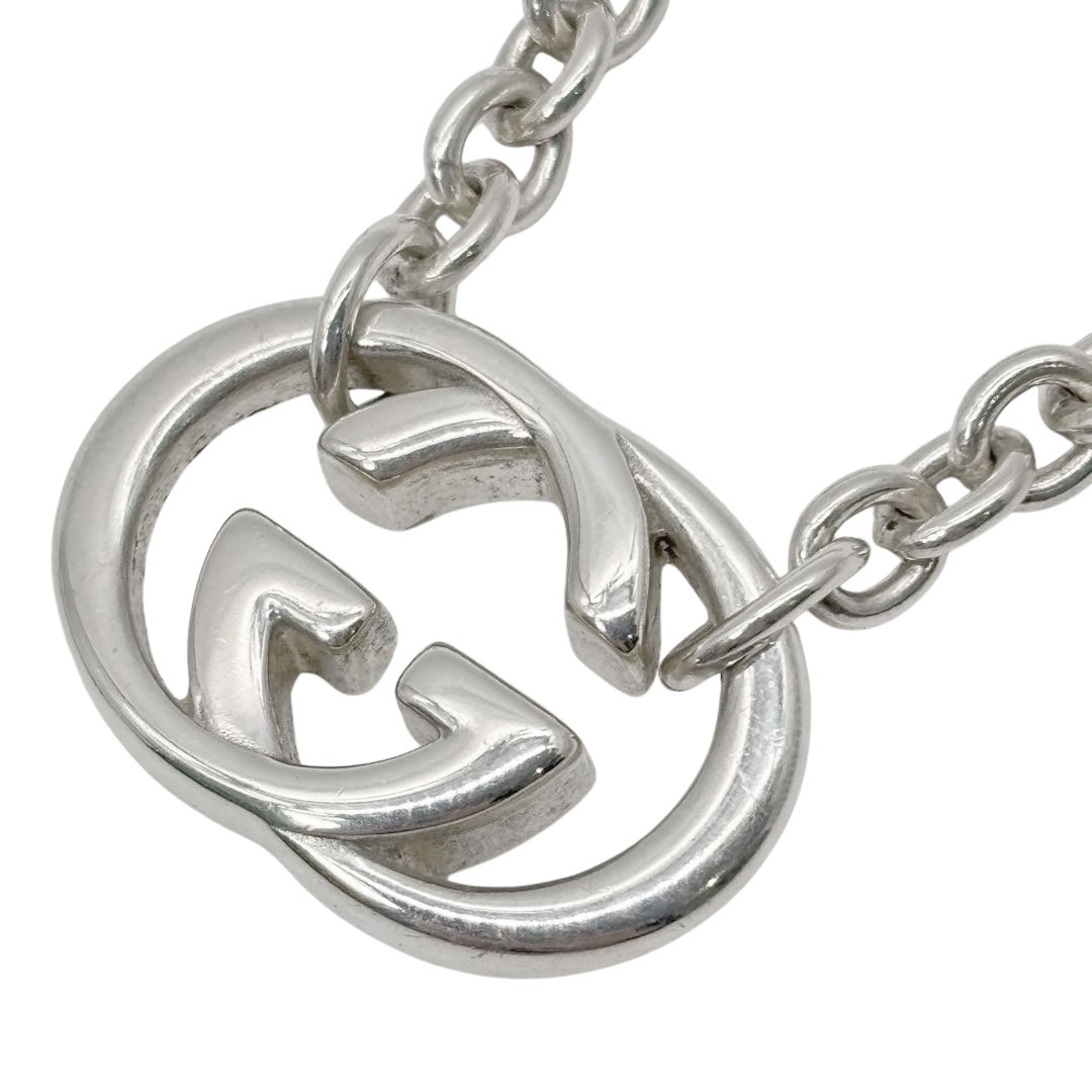GUCCI グッチ ネックレス インターロッキングG Ag925 シルバー 28.4g