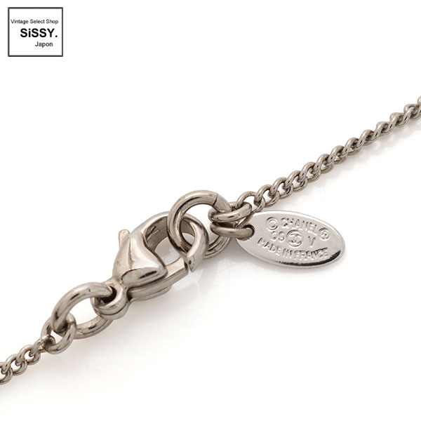 ■シャネル■ ココマーク ネックレス シルバー ラインストーン 09V 【CHANEL】