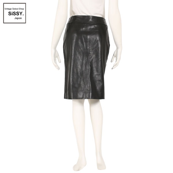 シャネル CHANEL スカート 衣料品 ボトムス レザー レディース