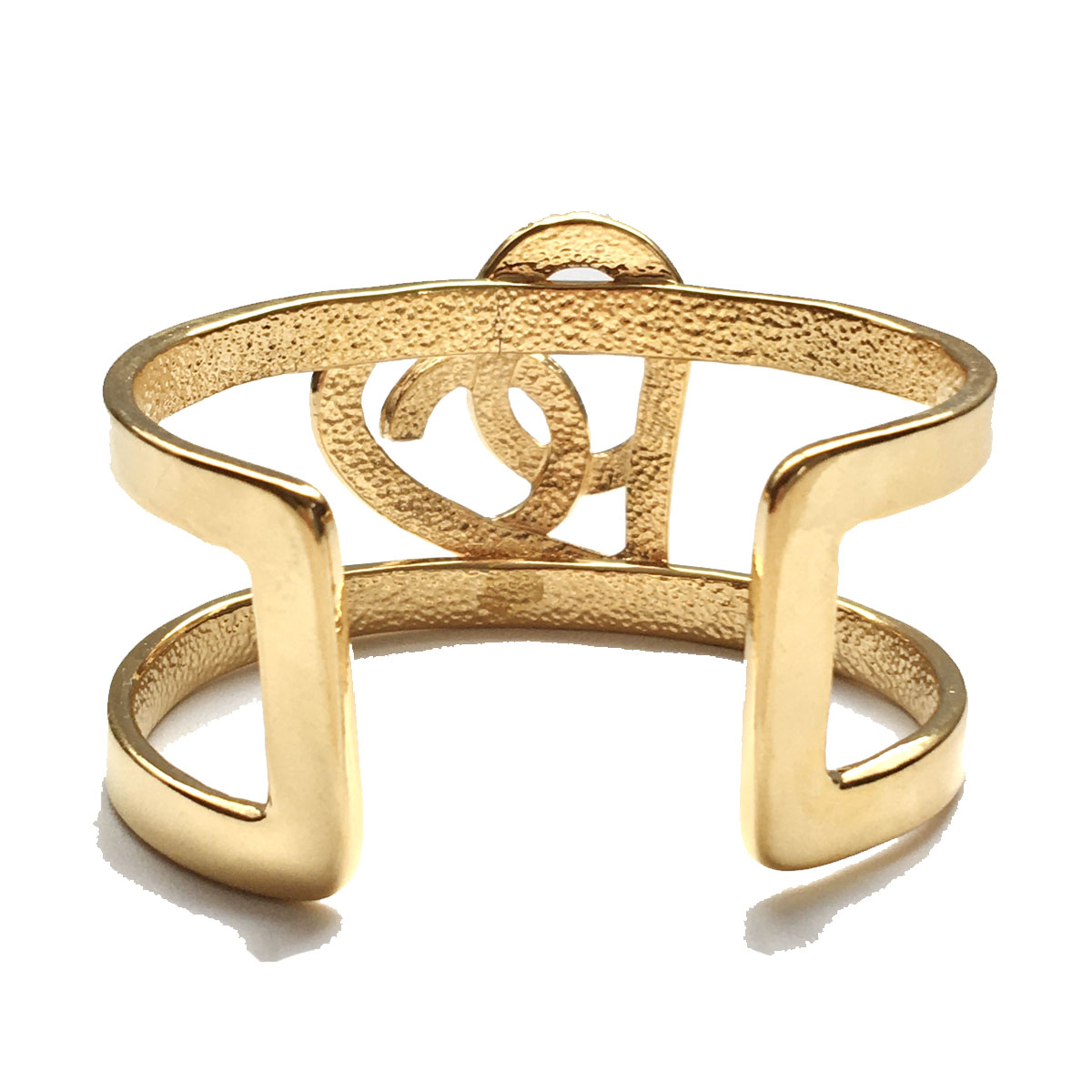 CHANEL シャネル バングル ココマーク ハート ゴールド ヴィンテージ