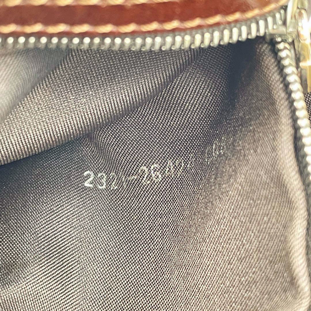 FENDI フェンディ マンマバケット ショルダーバッグ ズッカ柄 キャンバス レザー ベージュ ブラウン