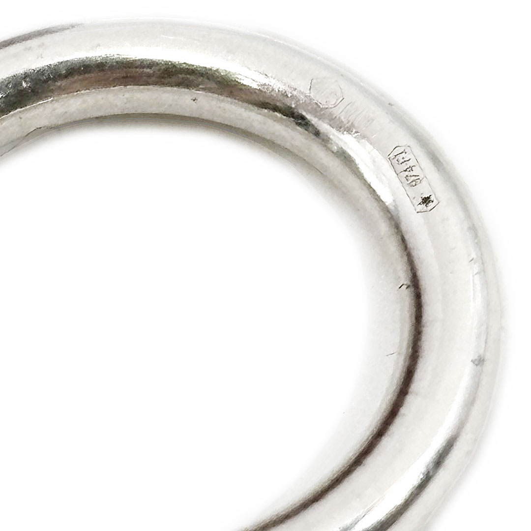 HERMES エルメス シェーヌダンクル ファランドール ブレスレット LGサイズ Ag925 シルバー 25.5g 23AB362745