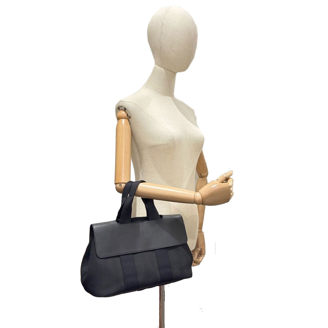 HERMES エルメス ハンドバッグ ヴァルパライソPM トワルシェブロン