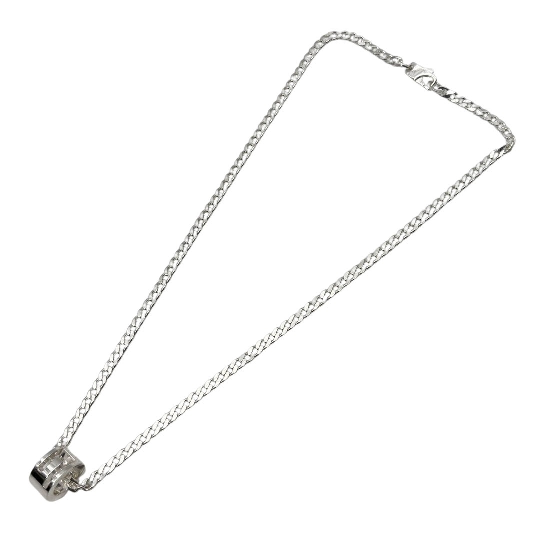GUCCI グッチ ネックレス カットアウトGリング Ag925 シルバー 16.6g