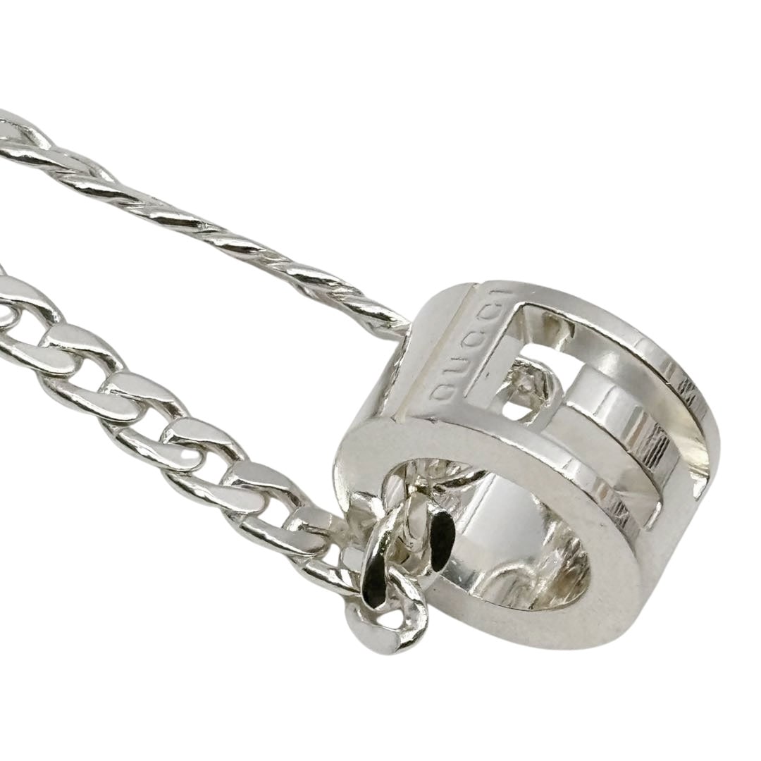 GUCCI グッチ ネックレス カットアウトGリング Ag925 シルバー 16.6g