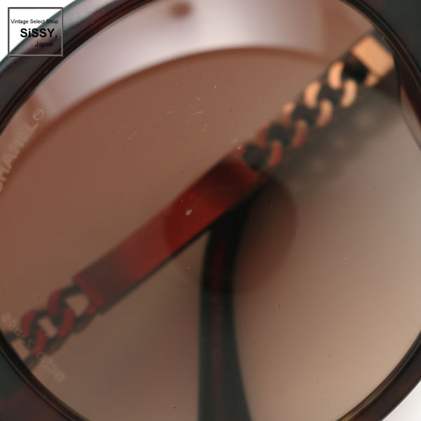 ■シャネル■ サングラス ダークブラウン チェーンモチーフ 【CHANEL】