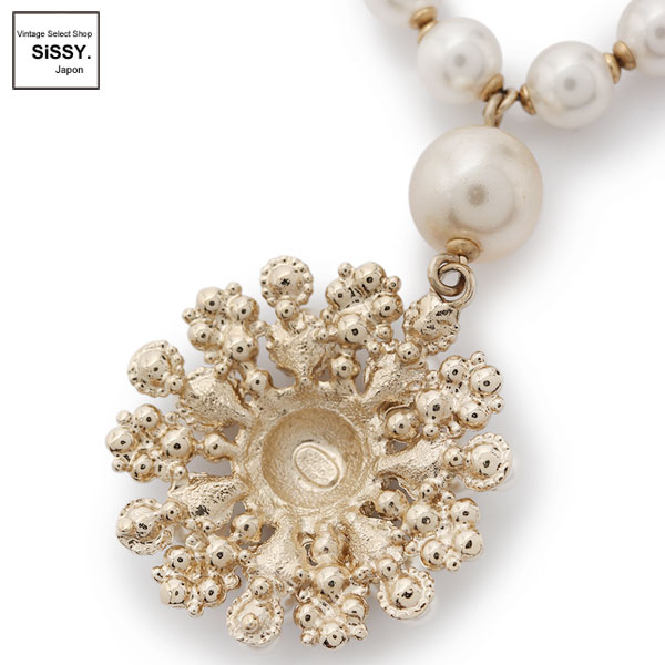 ■シャネル■ ココマーク ネックレス フェイクパール ゴールド アイボリー 06A 【CHANEL】