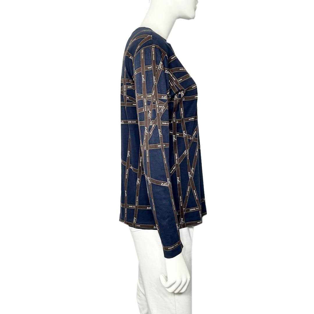HERMES エルメス ボルデュック ロングスリーブ Tシャツ ロンT