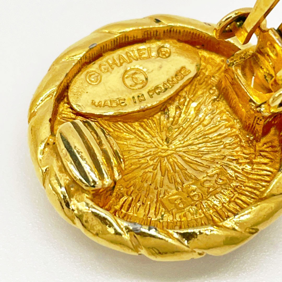 CHANEL シャネル イヤリング ココマーク ラウンド ゴールド 2398 ヴィンテージ