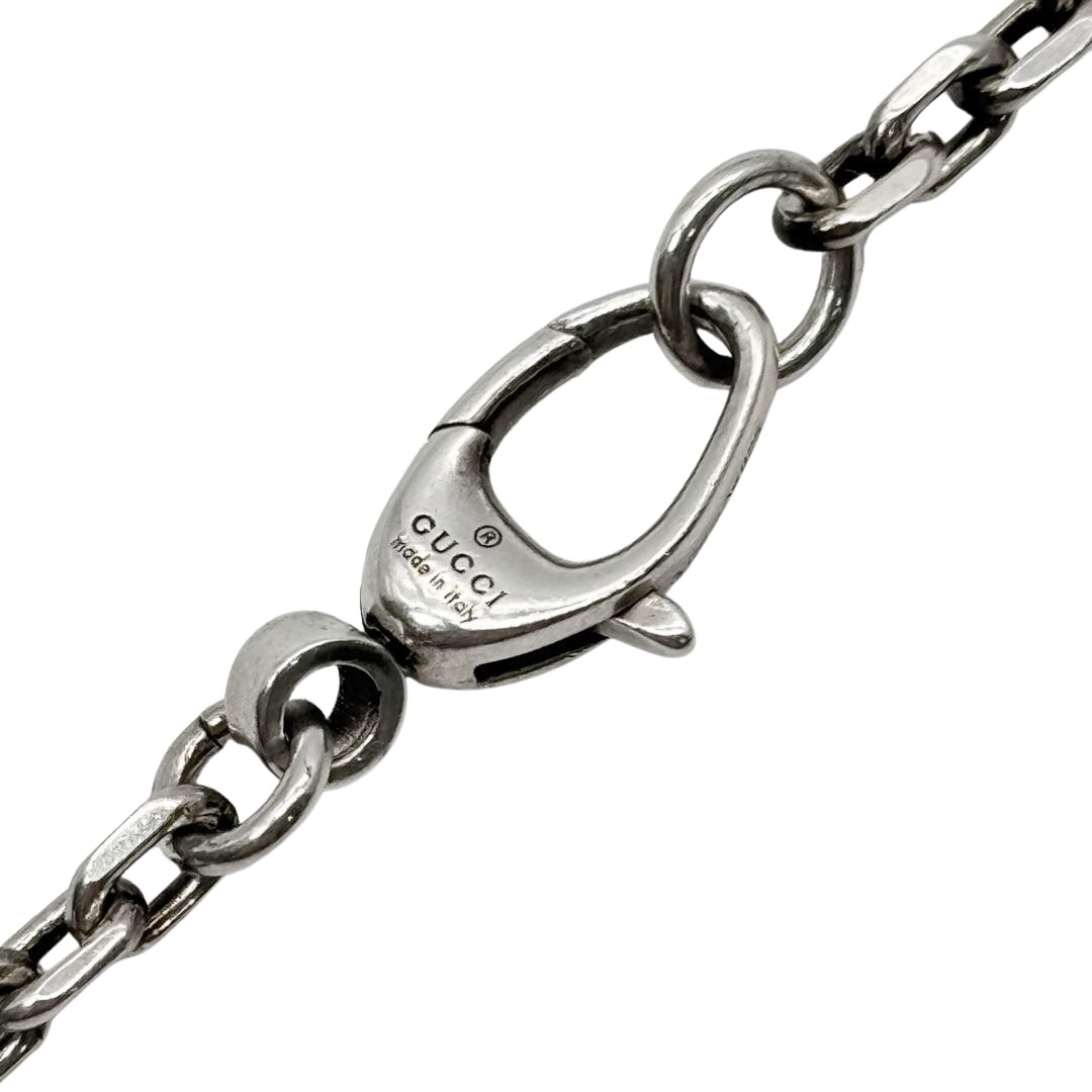 GUCCI グッチ ネックレス ダブルGG ペンダント Ag925 シルバー 25.9g