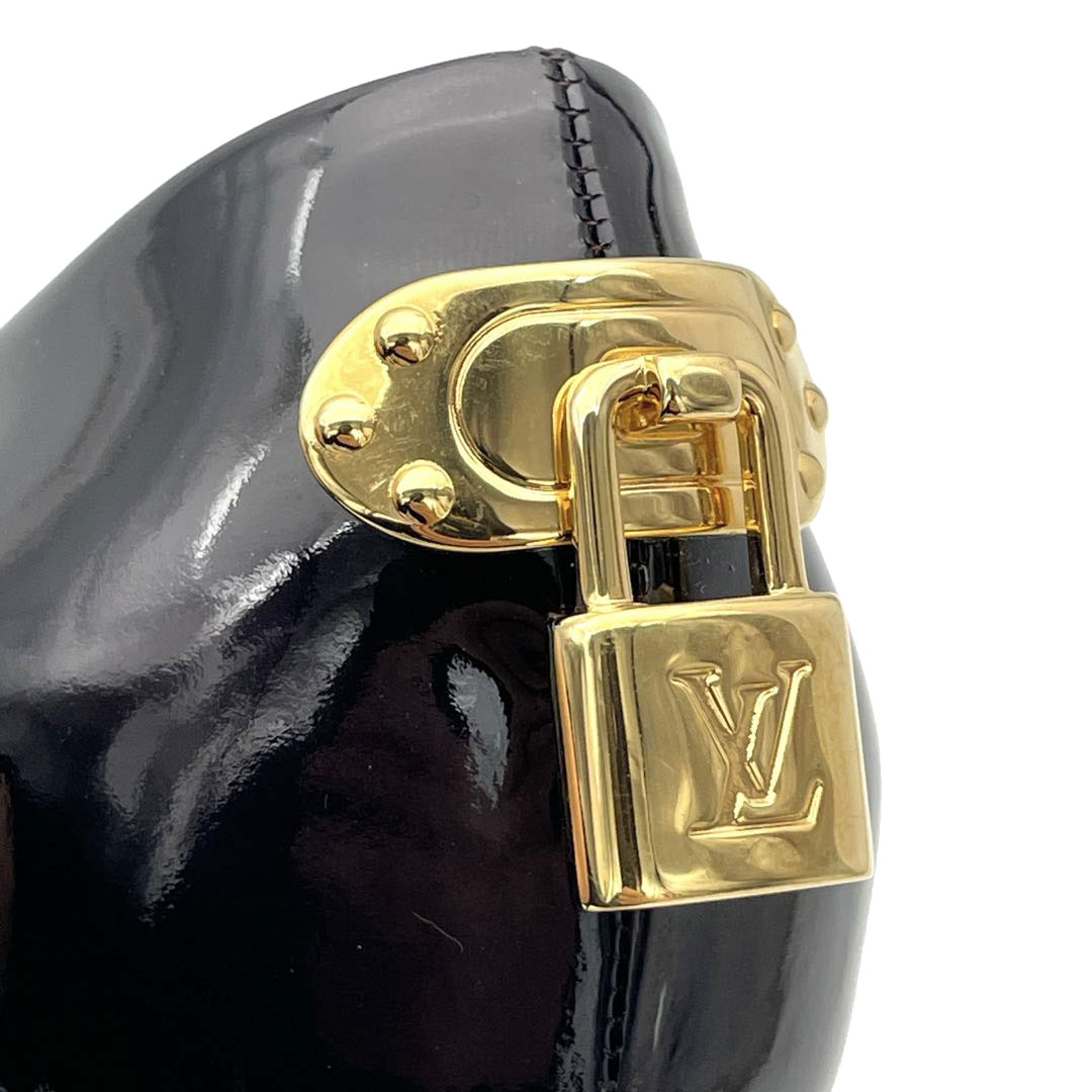 LOUIS VUITTON ルイヴィトン パンプス エナメル パドロック付き ブラック 37(約24cmくらい) NL0171