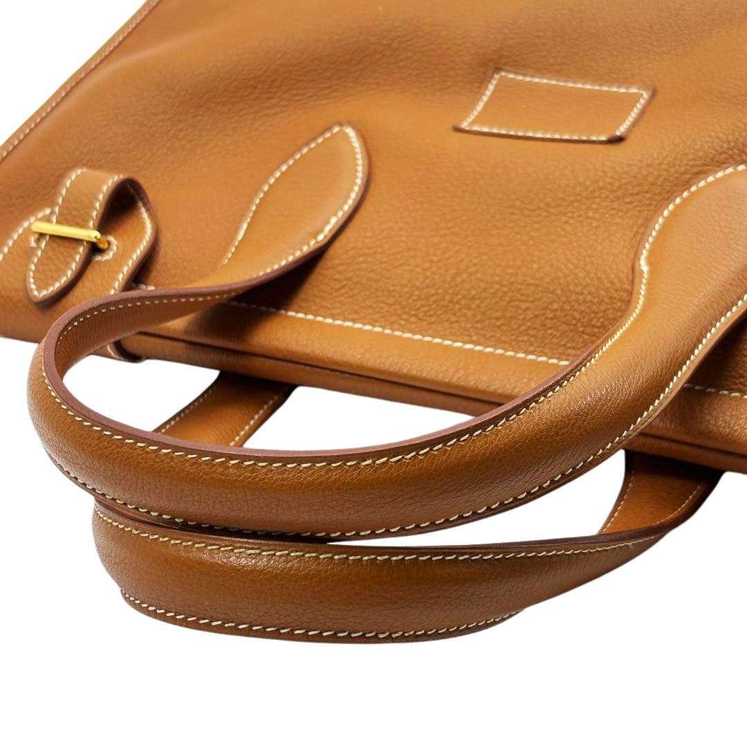 HERMES エルメス ハンドバッグ カバ35 トリヨンクレマンス ゴールド/ゴールド金具 □C刻印