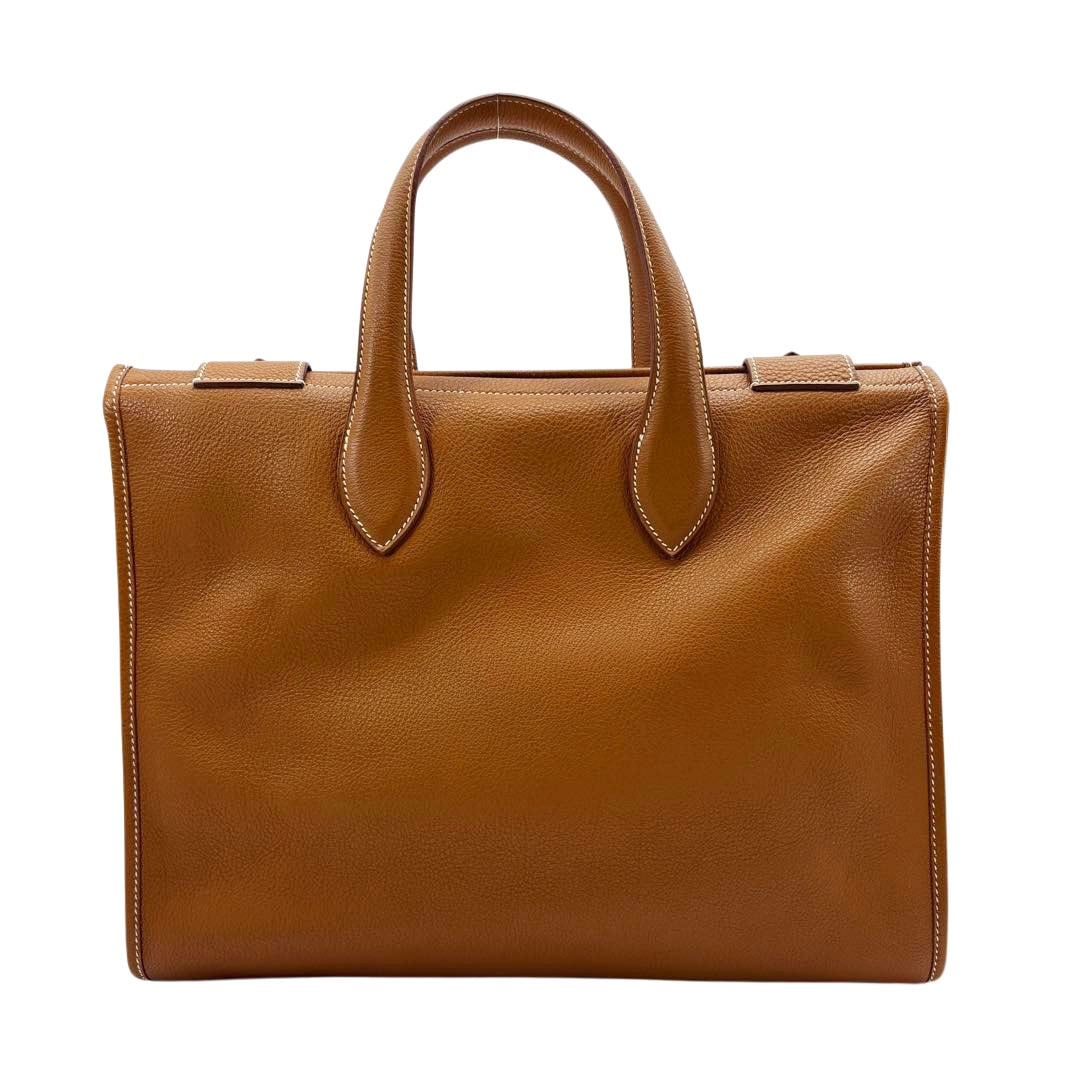 HERMES エルメス ハンドバッグ カバ35 トリヨンクレマンス ゴールド/ゴールド金具 □C刻印