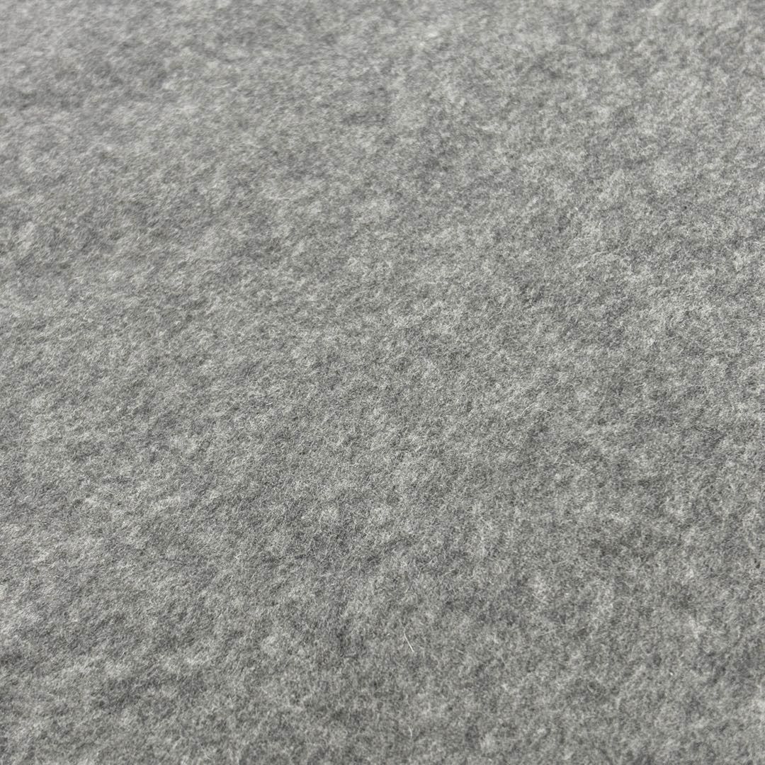 HERMES エルメス ショール ストール マフラー ロゴ刺繍 無地 カシミヤ100％ グレー スコットランド製