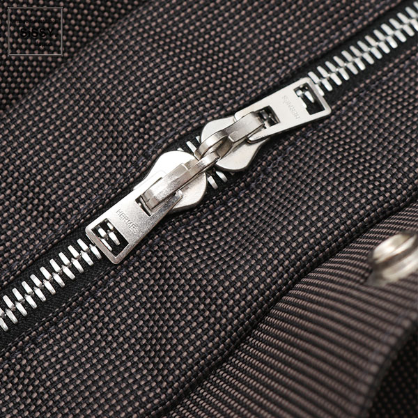 ■エルメス■ エールラインMM トートバッグ ナイロンキャンバス グレー 【HERMES】