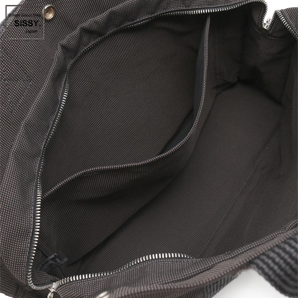 ■エルメス■ エールラインMM トートバッグ ナイロンキャンバス グレー 【HERMES】