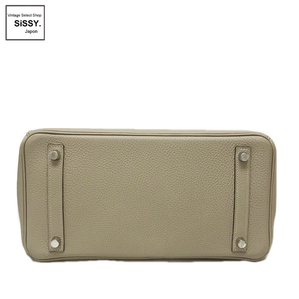 ■エルメス■ バーキン30 トゴ トゥルティールグレー シルバー金具 T刻印【HERMES】