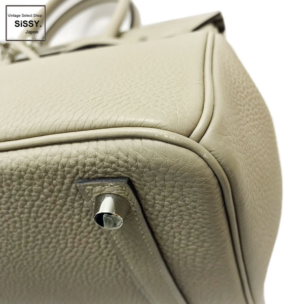 ■エルメス■ バーキン30 トゴ トゥルティールグレー シルバー金具 T刻印【HERMES】