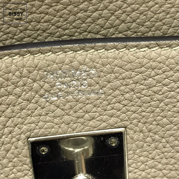 ■エルメス■ バーキン30 トゴ トゥルティールグレー シルバー金具 T刻印【HERMES】