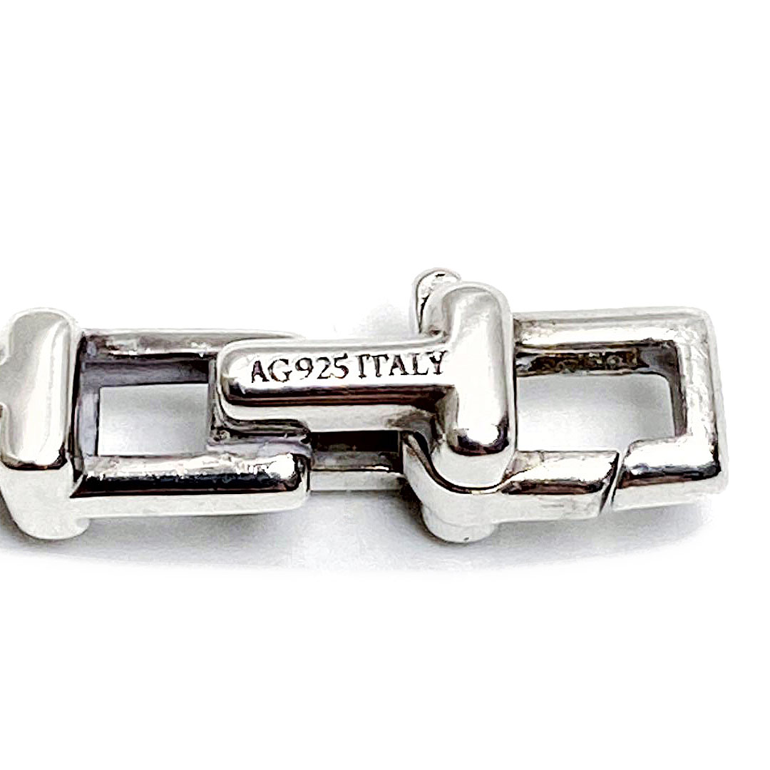 TIFFANY ティファニー Tナロー チェーン ブレスレット ミディアム M シルバー Ag925