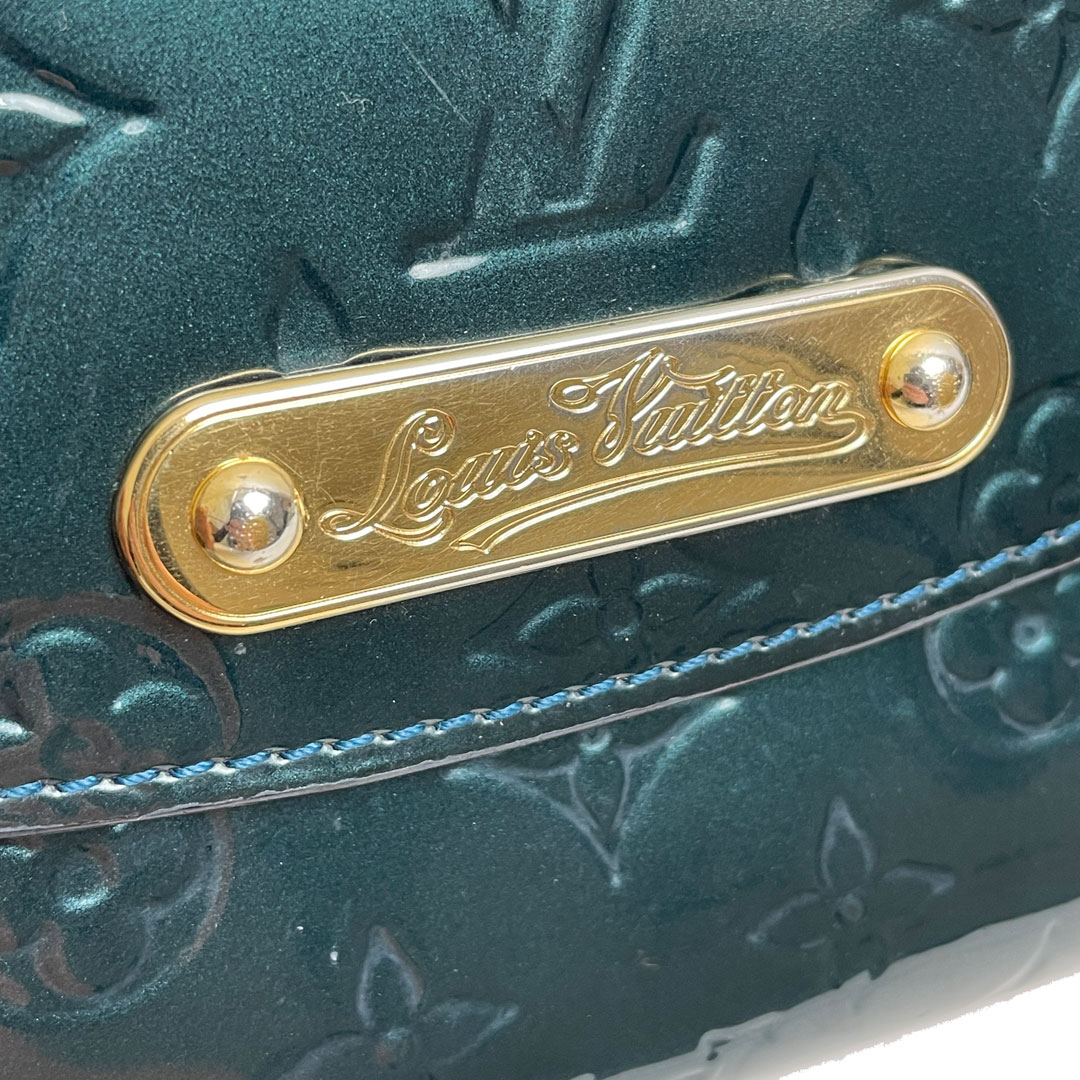 LOUIS VUITTON ルイヴィトン アクセサリーポーチ サンセットブルーバード ヴェルニレザー ブルーニュイ M93680