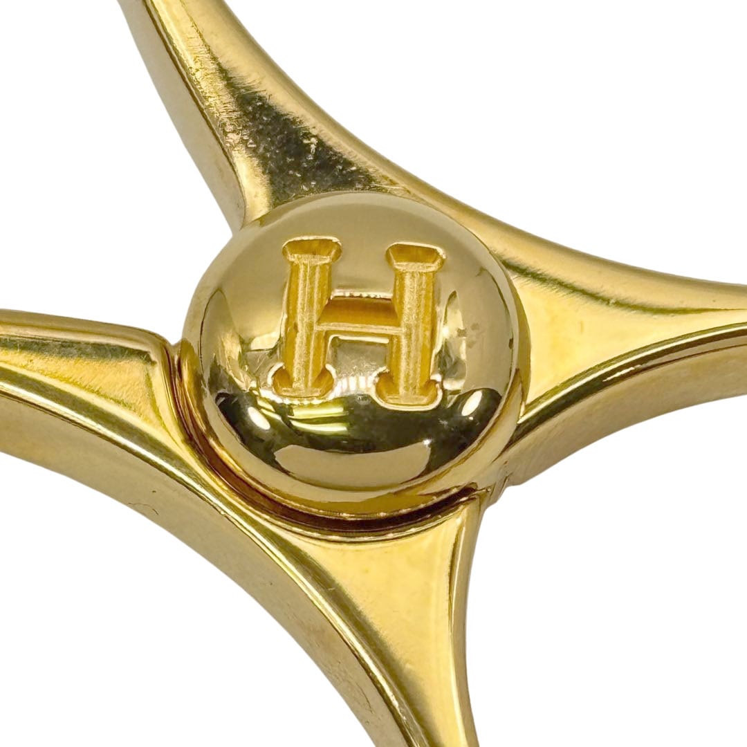 HERMES エルメス グローブ 手袋ホルダー フィルー ゴールド(ドレ)