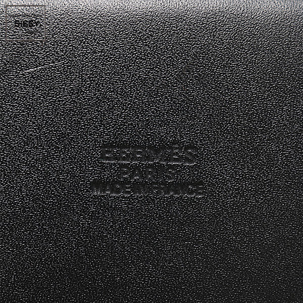 ■エルメス■ エールバッグ カバスGM トートバッグ トワルオフィシエ レザー ブラック □G刻印 【HERMES】