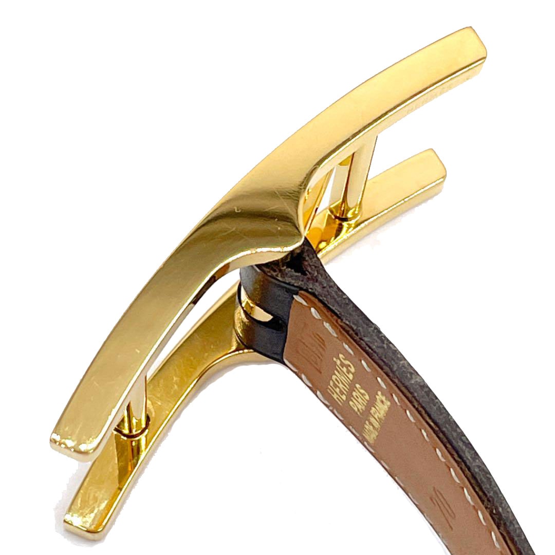 HERMES H型バックル ベルト金具 HERMES エルメス ベルト バックル Hベルト ○Z刻印 ブラック