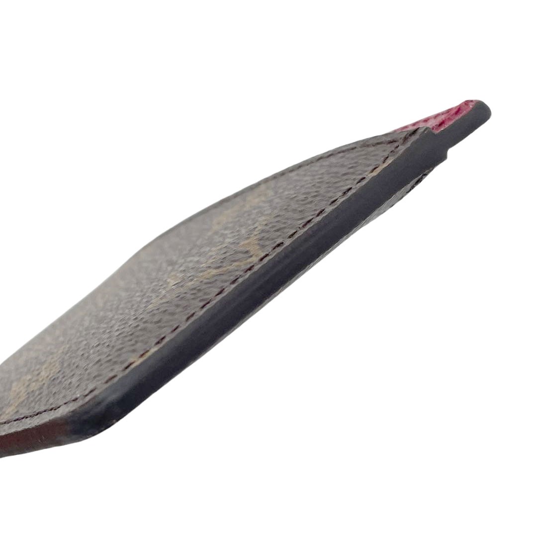LOUIS VUITTON ルイヴィトン カードケース ポルト カルト･サーンプル モノグラム フューシャ M60703 ※RFID(ICチップ)確認済み