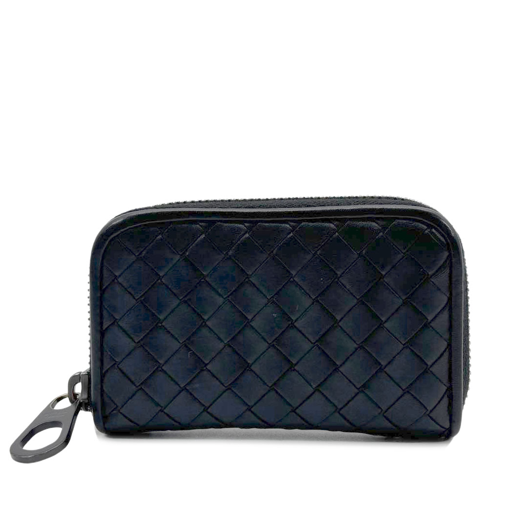 BOTTEGA VENETA ボッテガヴェネタ コインケース イントレチャート レザー ブラック 473010 V4651
