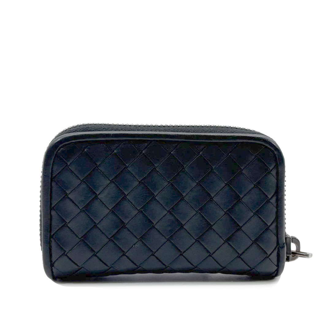 BOTTEGA VENETA ボッテガヴェネタ コインケース イントレチャート レザー ブラック 473010 V4651