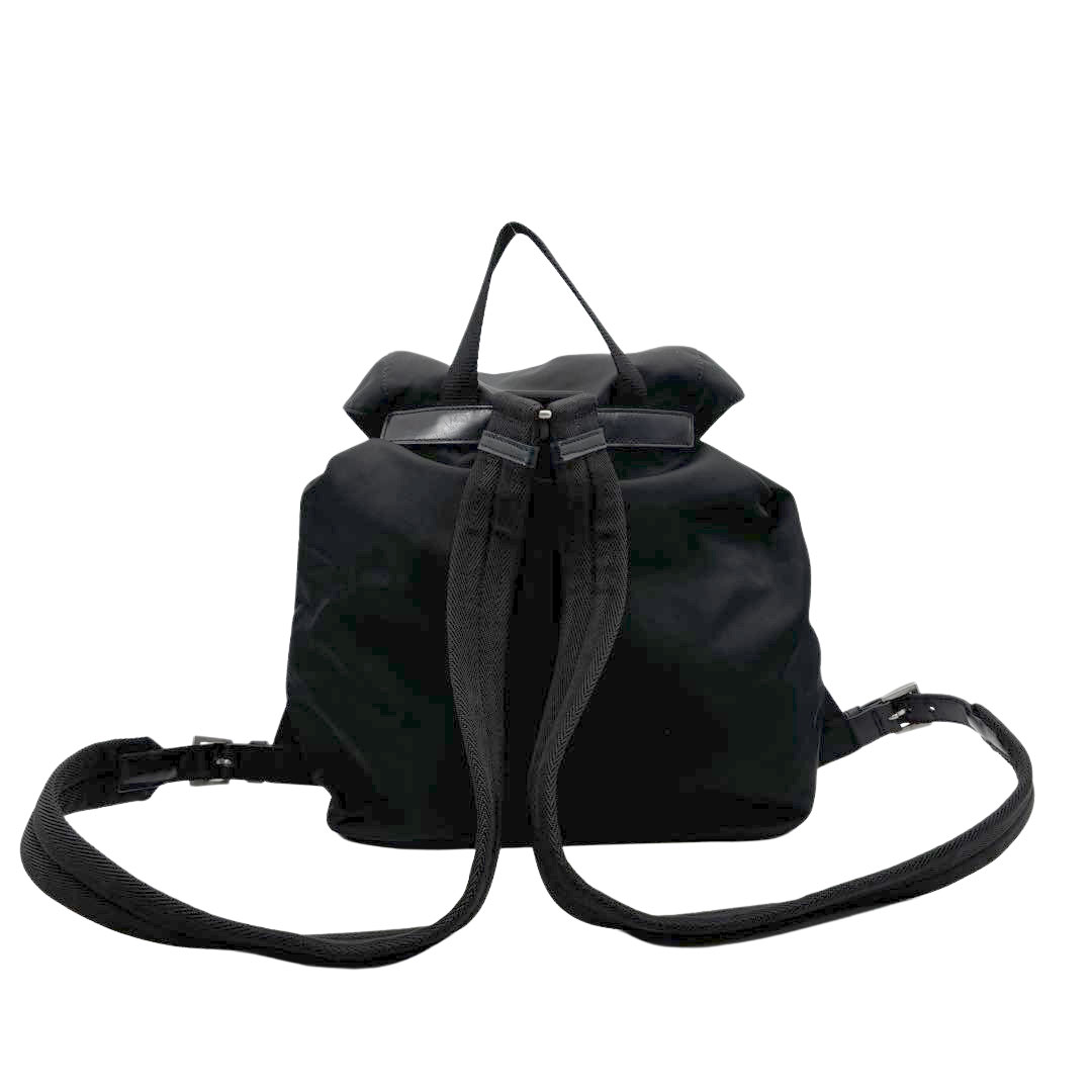 PRADA プラダ リュックサック バックパック ナイロン ブラック シルバー金具