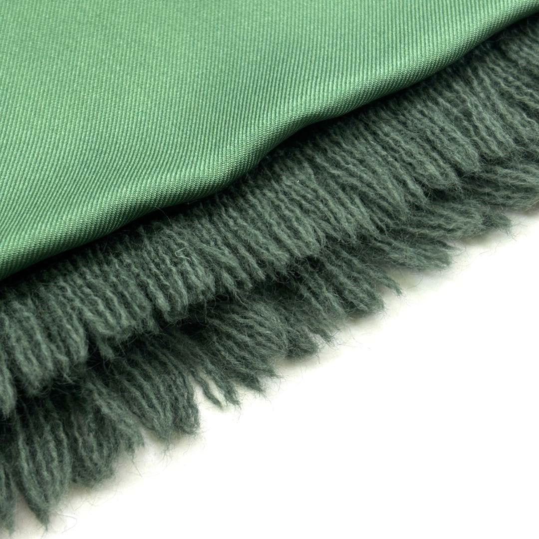 HERMES エルメス マフラー 総柄 シルク/アンゴラ グリーン系 | すべて