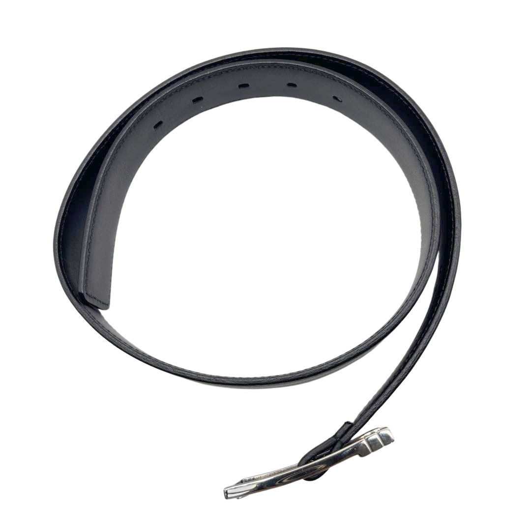 DIOR HOMME ディオールオム メンズ ベルト ロゴバックル 80 レザー