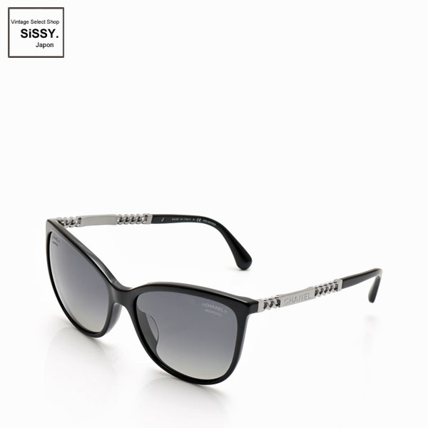 ■シャネル■ サングラス ブラック シルバー チェーン 5352-A 【CHANEL】