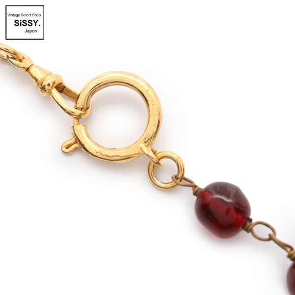 美品 シャネル グリポア ココマーク ゴールドカラー ネックレス ヴィンテージ 希少】CHANEL ヴィンテージ ネックレス ココマーク グリポア ゴールド