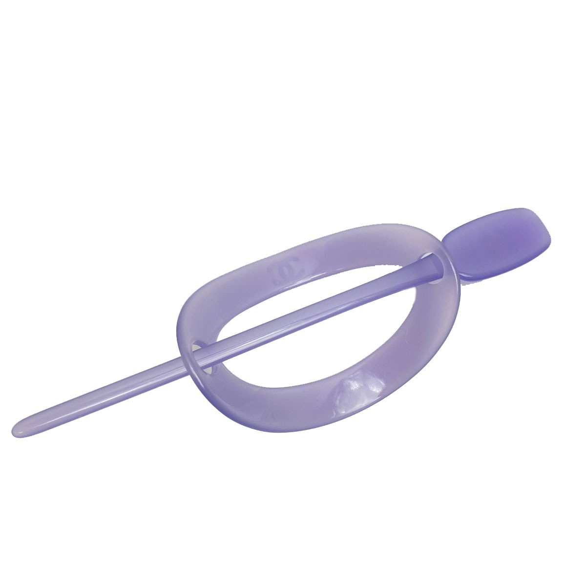 CHANEL シャネル　ヘアかんざし　マジェステ　ペアアクセサリー CHANEL シャネル マジェステ かんざし 髪留め ココマーク クリア