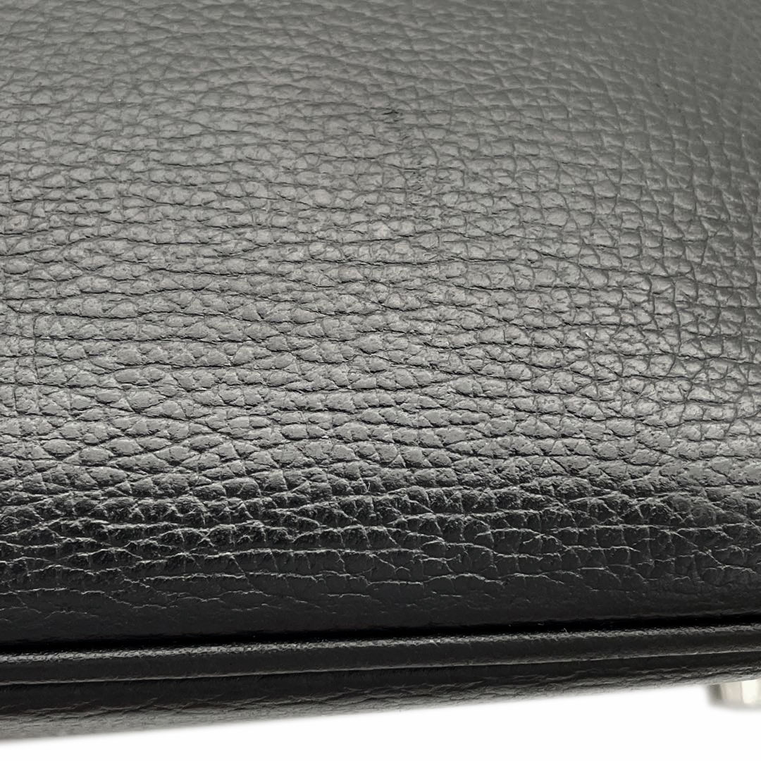 HERMES エルメス バーキン30 ハンドバッグ ヴァッシュリエジェ ブラック シルバー金具 □J刻印