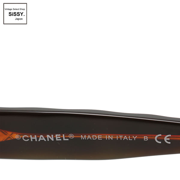 ■シャネル■ ココマーク マトラッセデザイン サングラス ブラック ブラウン ゴールド 【CHANEL】