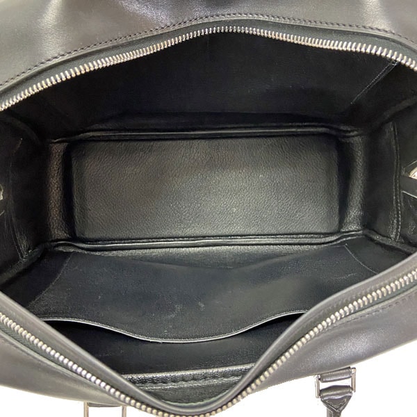 ■エルメス■ プリュム32 ハンドバッグ ボックスカーフ ブラック S金具 □B刻印(1998年頃製造) 【HERMES】