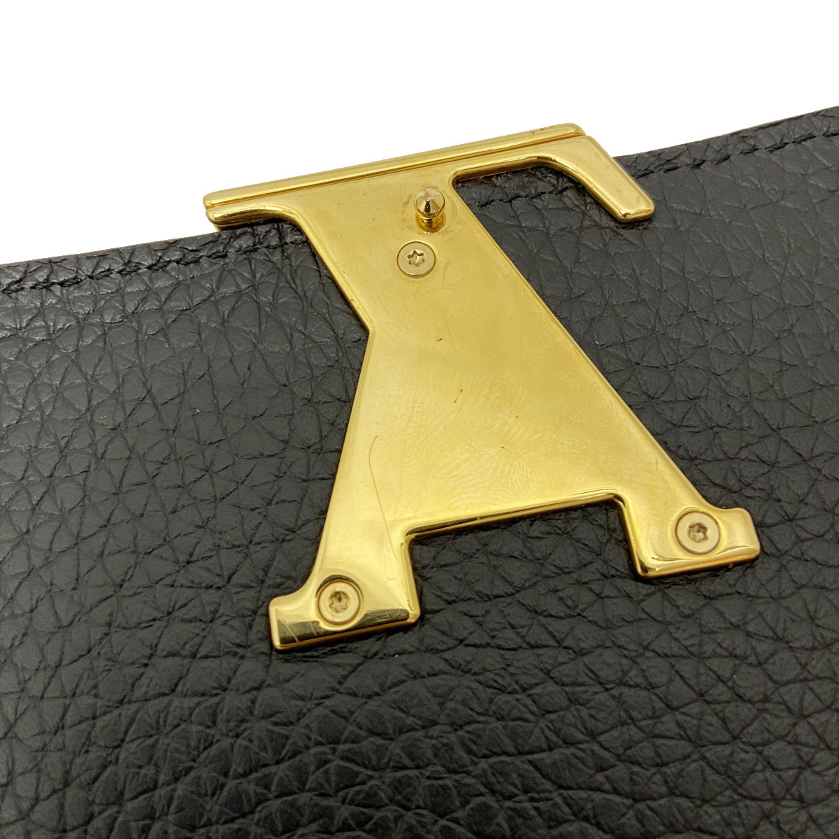 ■ルイヴィトン■ 二つ折り長財布 カプシーヌ トリヨンレザー ノワール M61248 【LOUIS VUITTON】