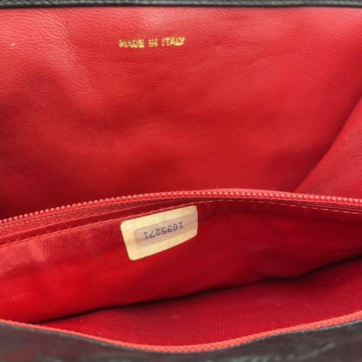 ほぼ未使用極美品❣️CHANEL シャネル　2wayバッグ　ターンロック　赤レッド CHANEL シャネル ミニチェーンショルダーバッグ オクタゴン型 ターン