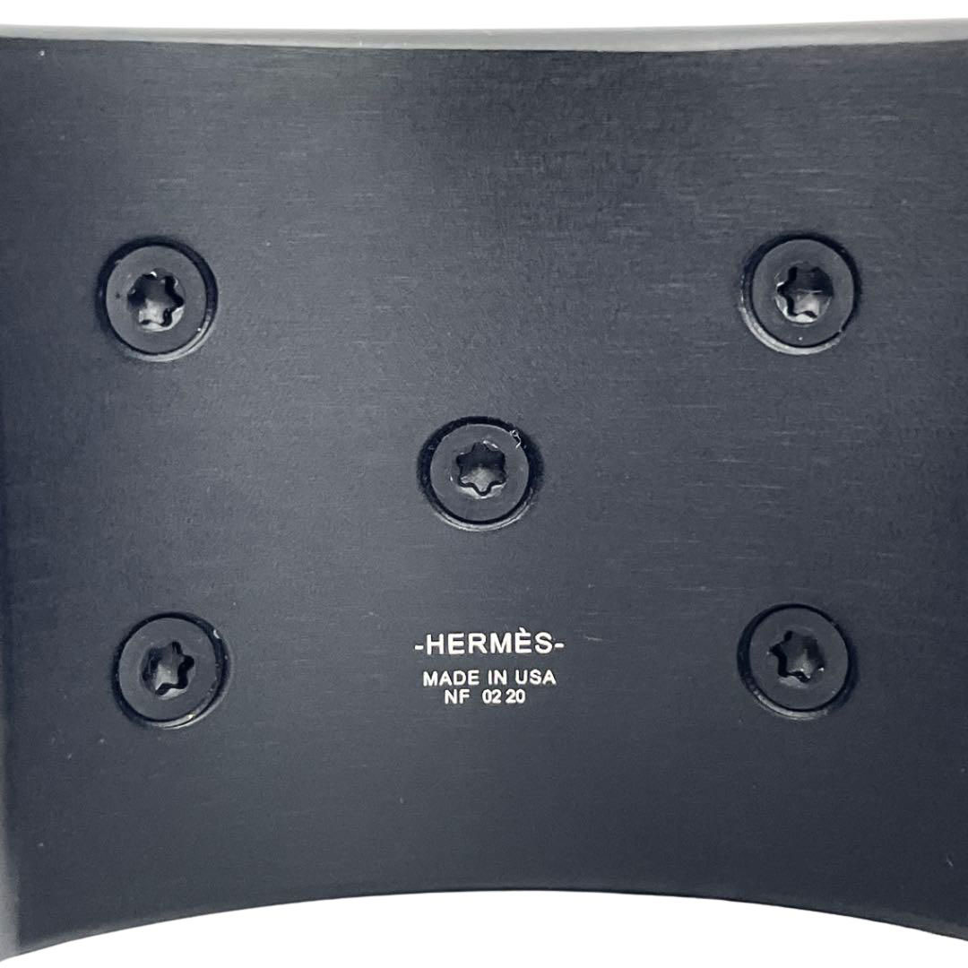 HERMES エルメス コリエドシアンカフ バングル アルミニウム