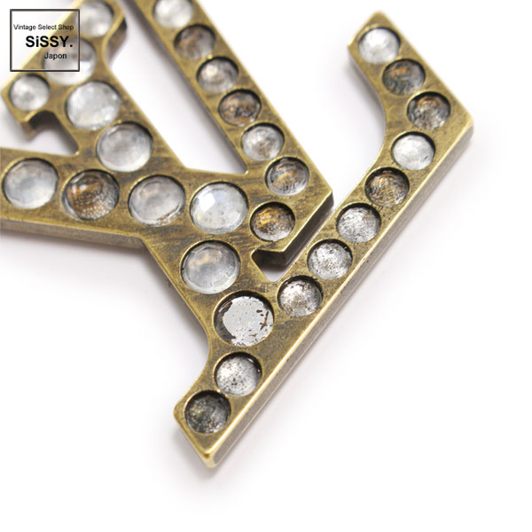 ■ルイヴィトン■ ビジューサック カリプス ロゴ キーホルダー バッグチャーム ゴールド シルバー ビジュー フリンジ M65724 【LOUIS VUITTON】